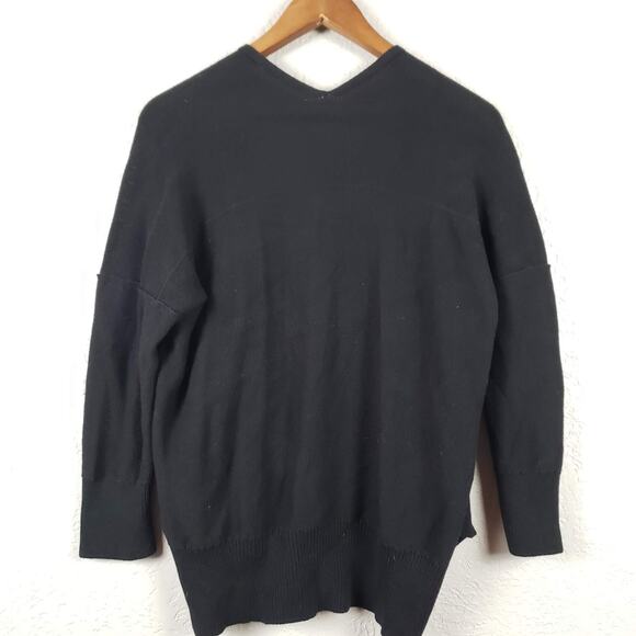 NEW! GAP Open Front Cardigan Sweater Knit Black - M - Picture 3 of 4